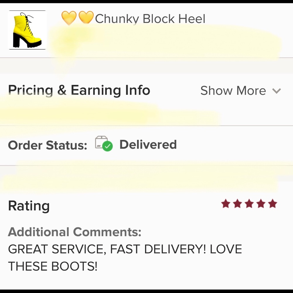 💛💛 LAST PAIR SIZE 6 - Picture 6 of 7